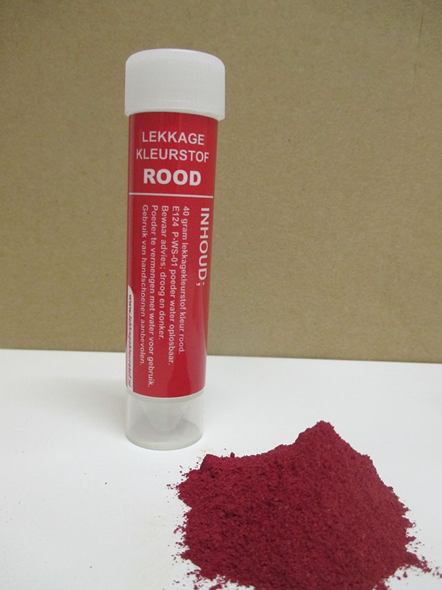 Kleurenpoeder rood